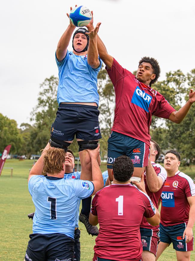 The NSW Waratahs against the Reds in the Super Rugby U16s: Photos: Reds Media.