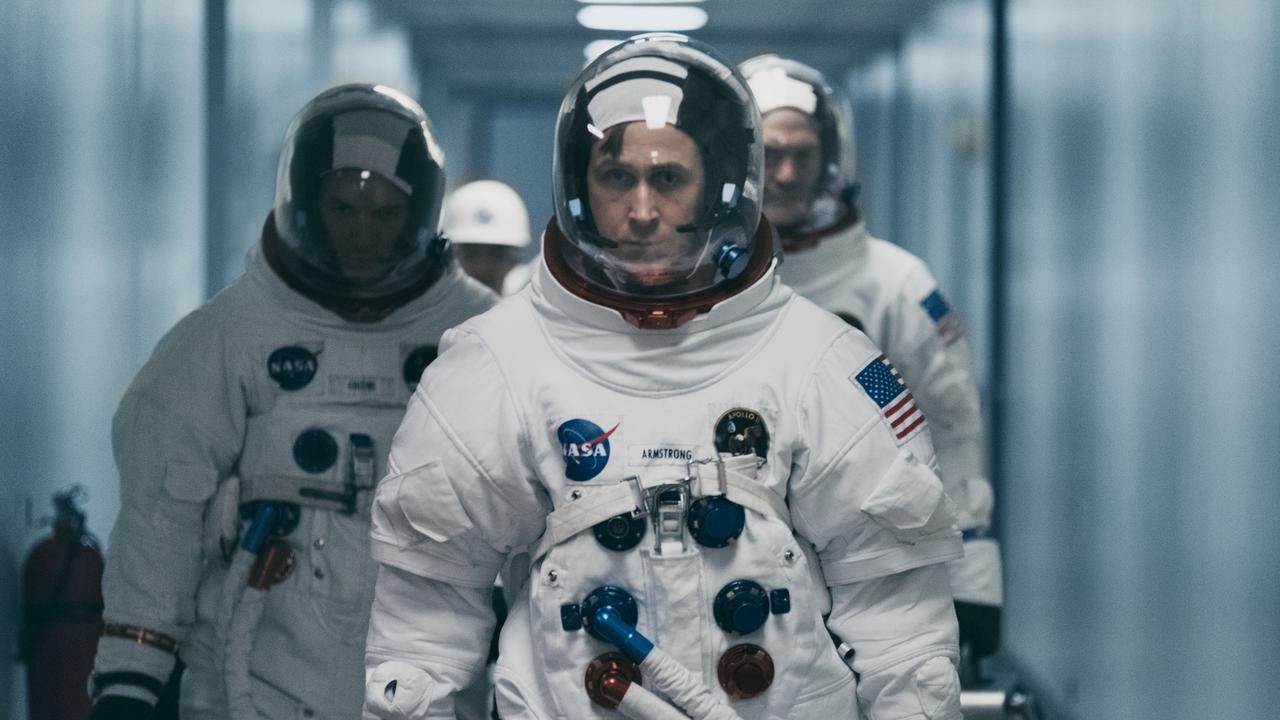 Ryan Gosling stars as Neil Armstrong in this affecting biopic. Picture: Daniel McFadden/Universal Pictures via AP