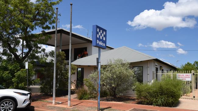 Tennant Creek Police Station. Picture: Alex Treacy