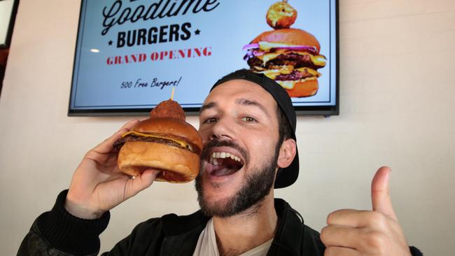 Co-owner Liam Constantine said the royale with cheese was the first burger on the menu. Picture: Robert Pozo