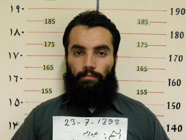 Taliban prisoner Anas Haqqani, a senior leader of the Haqqani network, in Kabul. Picture: Afghan National Directorate of Security via AFP