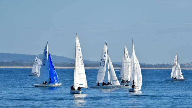 The Australian Etchells Championship off Mooloolaba are a spectacle.