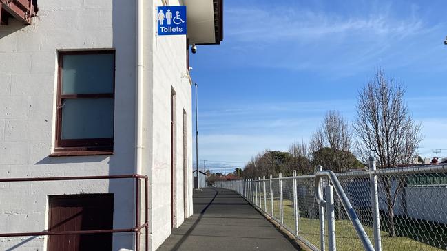 Two teens have been arrested after starting a fire at a toilet block at the Mount Gambier Railway Lands precinct. Picture: Jessica Dempster