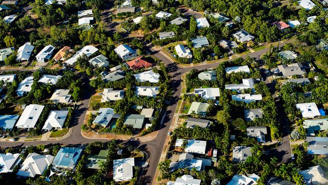 The Department of Treasury and Finance says across all Territory regions, Palmerston is projected to grow the fastest at 2.4 per cent annually over 2016-36. Picture: Michael Franchi