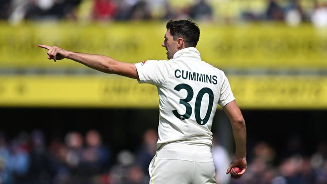 Australia's Pat Cummins has copped criticism after England dominated on Day Three of the Test. Picture: AFP