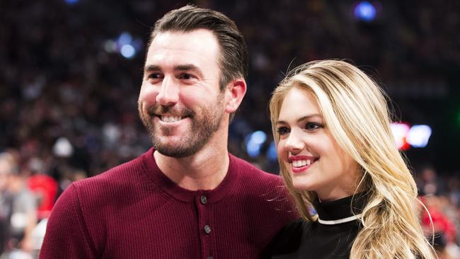 Engaged! Detroit Tigers pitcher Justin Verlander and model Kate Upton.