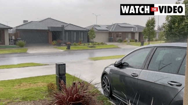 Storm lashes Melbourne's west