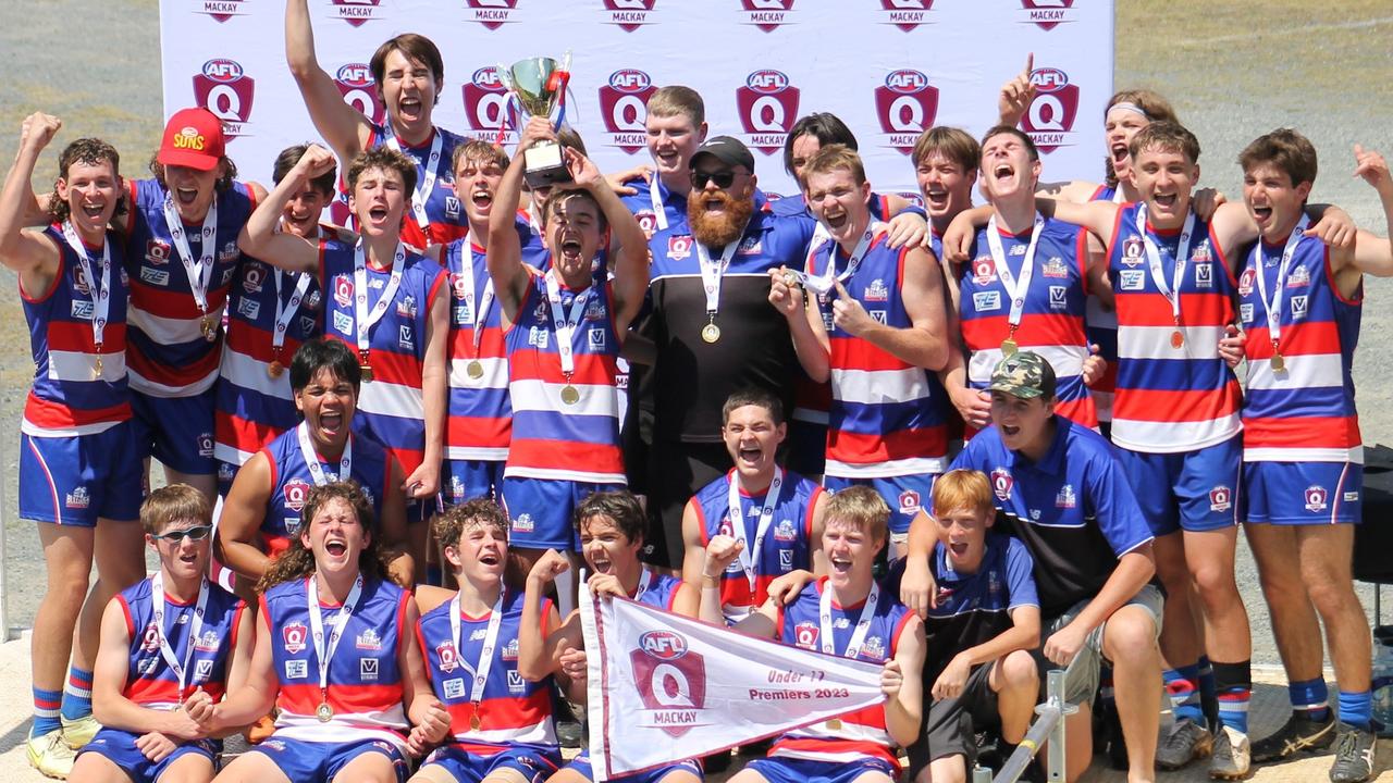 Moranbah Bulldogs won the Under 17's grand final for AFL Mackay. Picture: Supplied