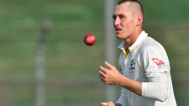 Marnus Labuschagne is raw but shows promise. Picture: AFP/