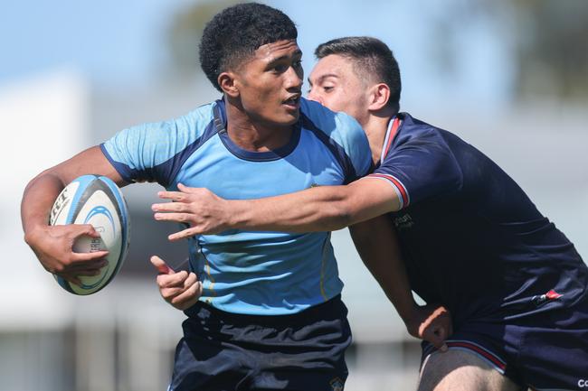 TAS First XV rugby action between St Columban's and Canterbury on Saturday, May 24, 2025. Picture Stephen Archer.