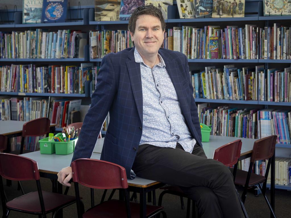 Mr Riley believes in empowering disadvantaged communities through education. Picture: Wayne Taylor