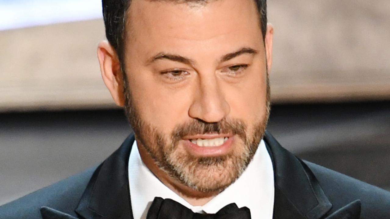 HOLLYWOOD, CA - MARCH 04:  Host Jimmy Kimmel speaks onstage during the 90th Annual Academy Awards at the Dolby Theatre at Hollywood & Highland Center on March 4, 2018 in Hollywood, California.  (Photo by Kevin Winter/Getty Images)