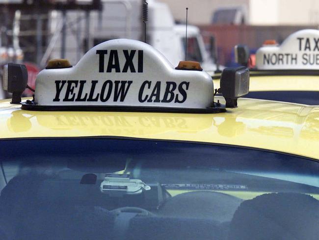 Generic of a 'Yellow Cab' taxi in Melbourne. Yellow Cabs have been taken over by Cabcharge.