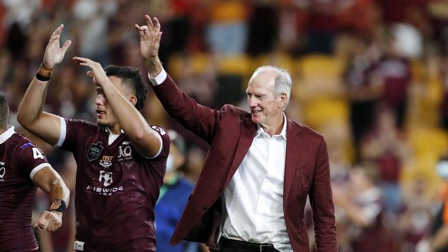 Bennett has achieved greatness at every level of the game – including inspiring the Maroons to their 2020 upset triumph. Picture: Josh Woning