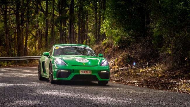 Forests, villages and highways play host to Targa racers.