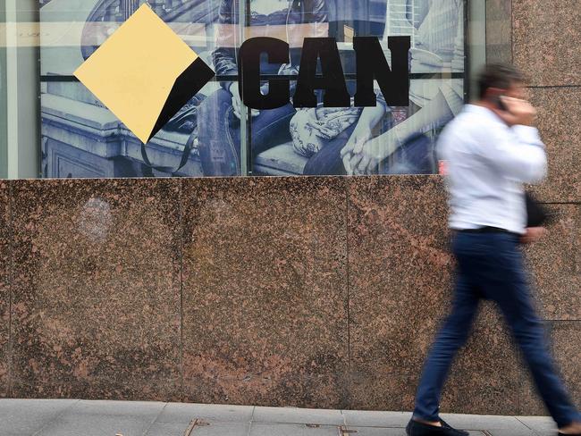 SYDNEY, AUSTRALIA - NewsWire Photos FEBRUARY, 12, 2021: General view of a Commonwealth Bank of Australia (CBA) branch in Sydney. Picture: NCA NewsWire/Bianca De Marchi