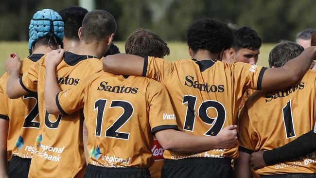 The NSW Country team at trials at Eric Tweedale Oval. Pic: John Appleyard