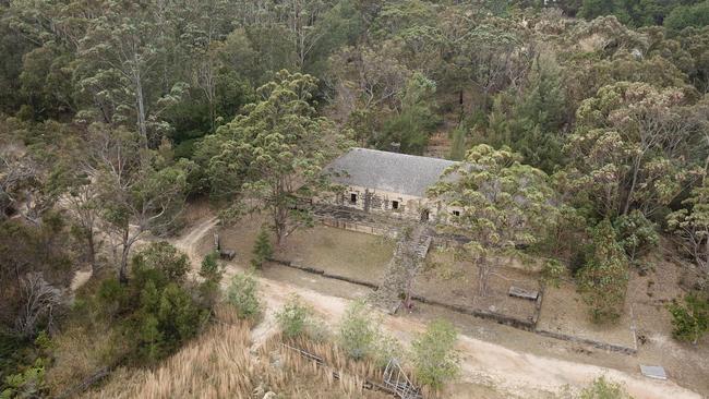 Old Sydney Town jail. Picture: @switchy3 / Mitchell Hubbard.