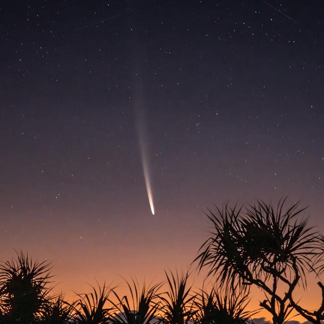 Janice Terrill woke up in the early hours to capture the stunning image of comet C/2023 A3 from Grasstree Beach. Picture: File