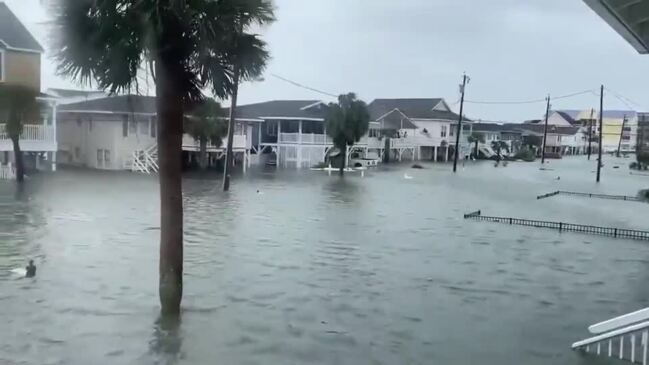 Hurricane Surge Causes Flooding in North Myrtle Beach | The Advertiser