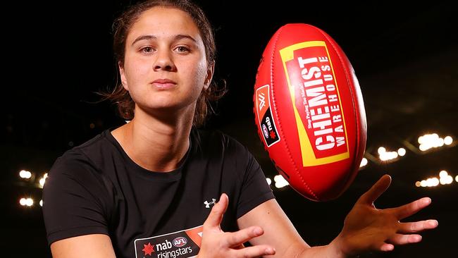 AFLW draft prospect McKenzie Dowrick.