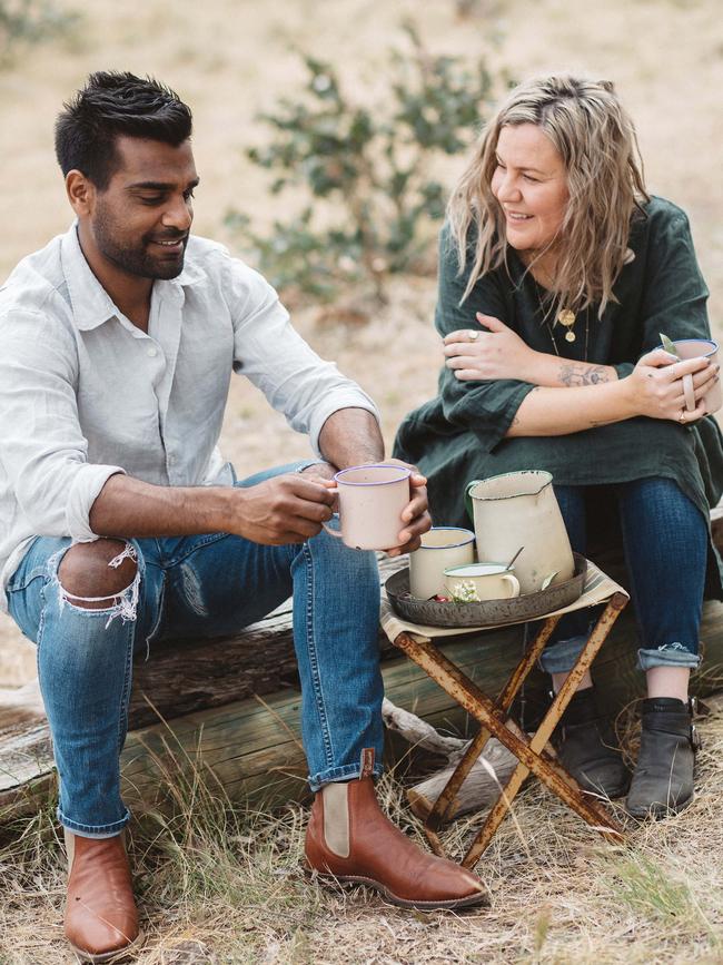 Damien Coulthard and Rebecca Sullivan. Picture: Luisa Brimble