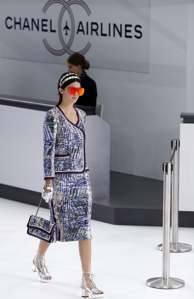 Chanel airlines takes flight at Paris fashion week, Chanel