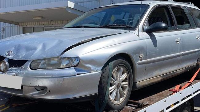 Checks revealed the vehicle is wanted in connection with an alleged hit and run at Whyalla Stuart. Picture: SA Police