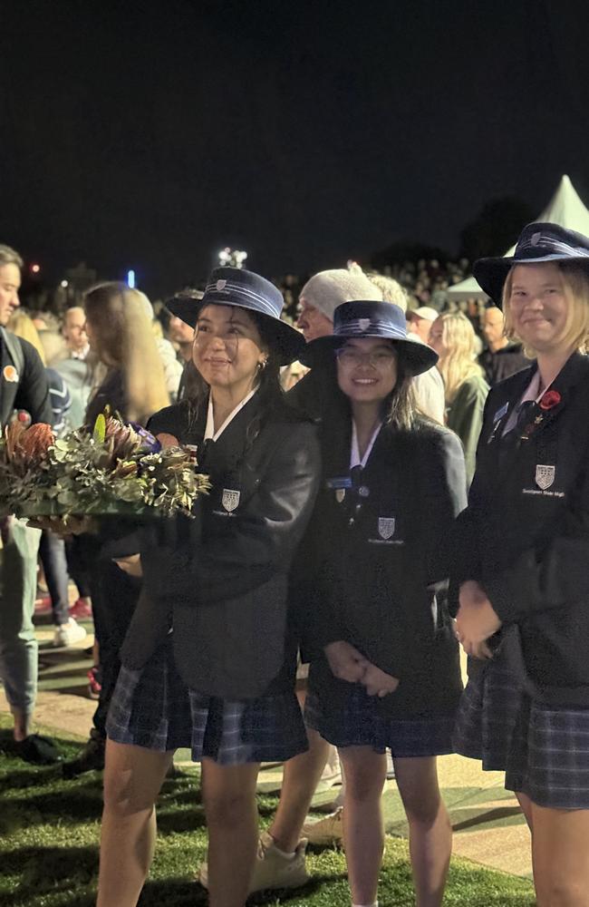 Crowds have gathered at the Broadwater Parklands in Southport for The Dawn Service.