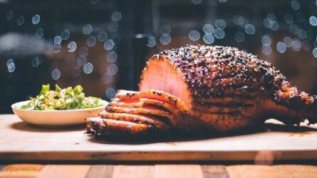 Luke Mangan's glazed Christmas ham. Picture: Minhky Le