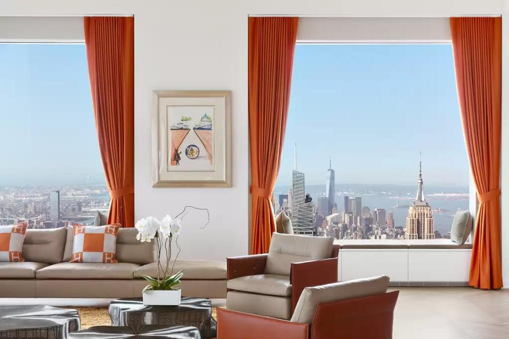 If it sells for what it’s asking, the penthouse would be the second most expensive known piece of New York City real estate ever. Picture: Realtor