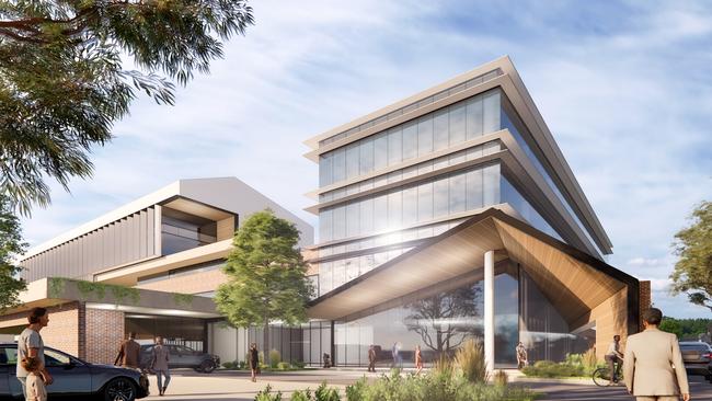 Artist impressions of the new Mount Barker Hospital. Supplied: State Government