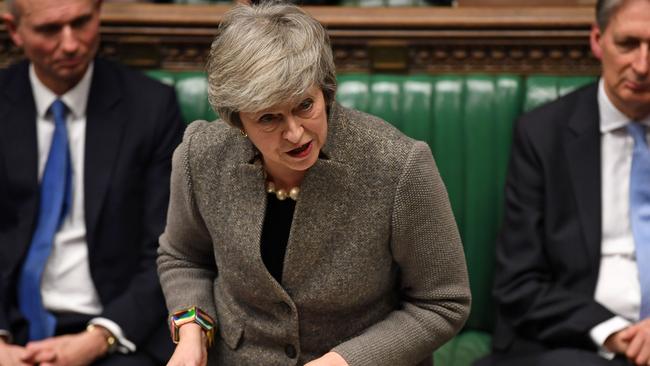 Theresa May is preparing for a no-deal Brexit. Picture: AFP.