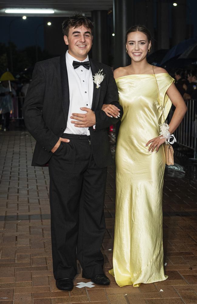 Campbell Gourley and partner Libby Otaola at Toowoomba Grammar School formal at Rumours International, Wednesday, November 13, 2024. Picture: Kevin Farmer