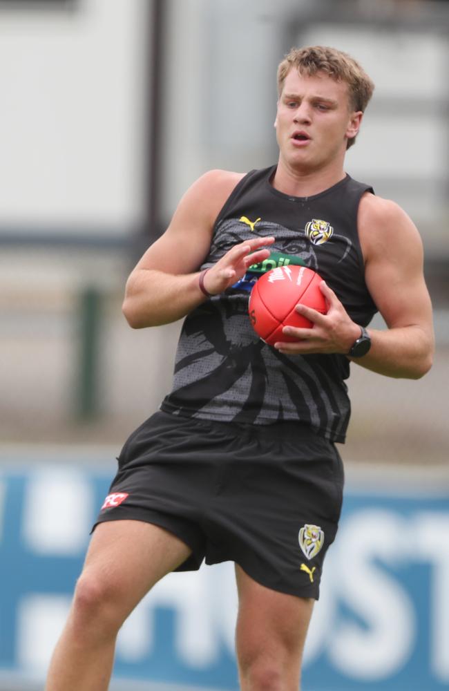 Sam Lalor could debut early for the Tigers. Picture: David Crosling