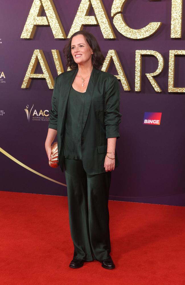 Apple Cider Vinegar creator Samantha Strauss at the 2025 Gold Coast AACTA Awards. Picture: Richard Gosling