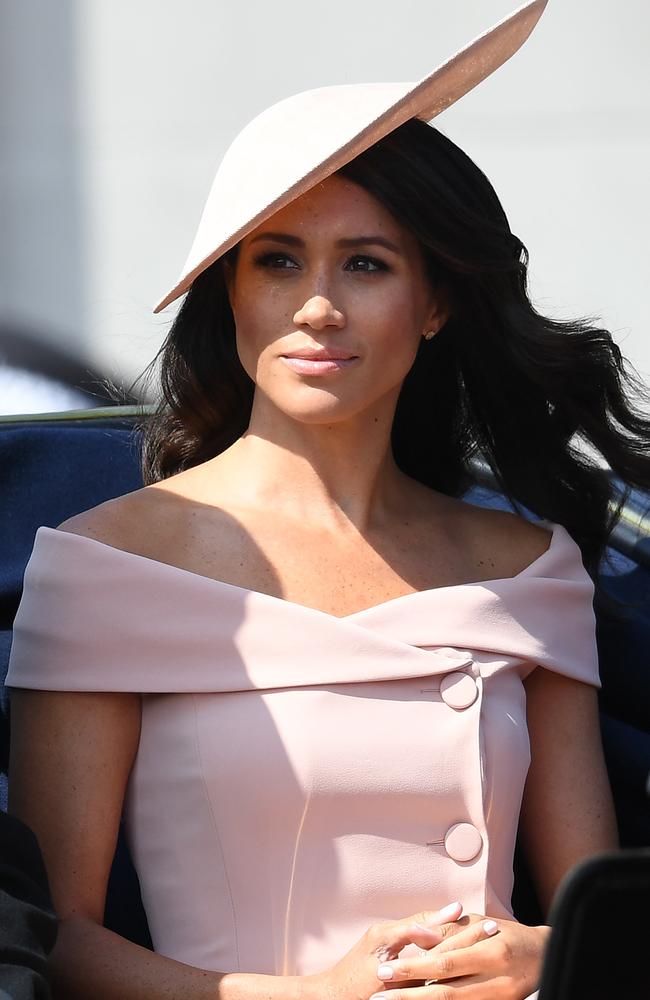 Meghan Markle will join the Queen on the royal train for a series of engagements, less than a month after her wedding to Prince Harry. Picture: Mega