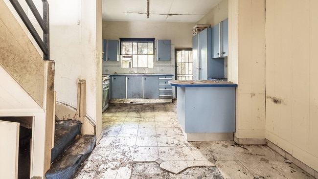 The kitchen after the clean up.