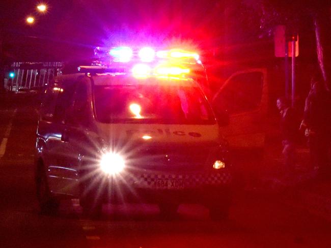 A suspicious fire at the Coolabah Motel on Bowen Rd in Rosslea, Townsville last night. Ambulance transported a man who was found across the road to hospital.