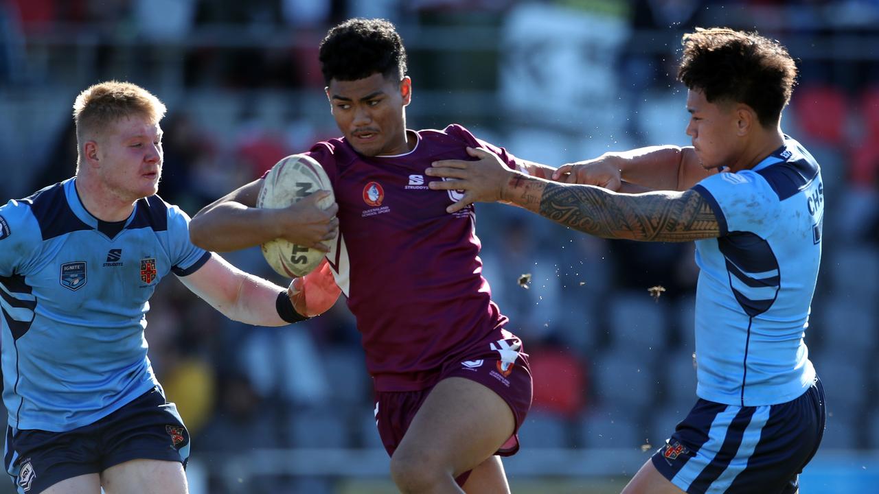 Karl Oloapu has starred through the junior rugby league ranks. Picture: Zak Simmonds