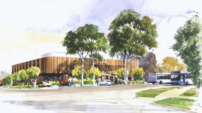 Artist impression of the proposed "Dural health hub".