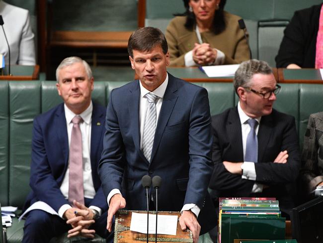 Minister for Law Enforcement and Cyber Security Angus Taylor says the security environment is constantly evolving.  Picture: Mick Tsikas