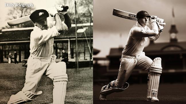 Steve Smith recreates iconic photo of 'The Don'