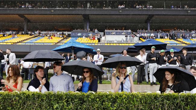 Golden Eagle Day at Rosehill racecourse today. Punters enjoy a big day of racing in Western Sydney. Picture: Sam Ruttyn