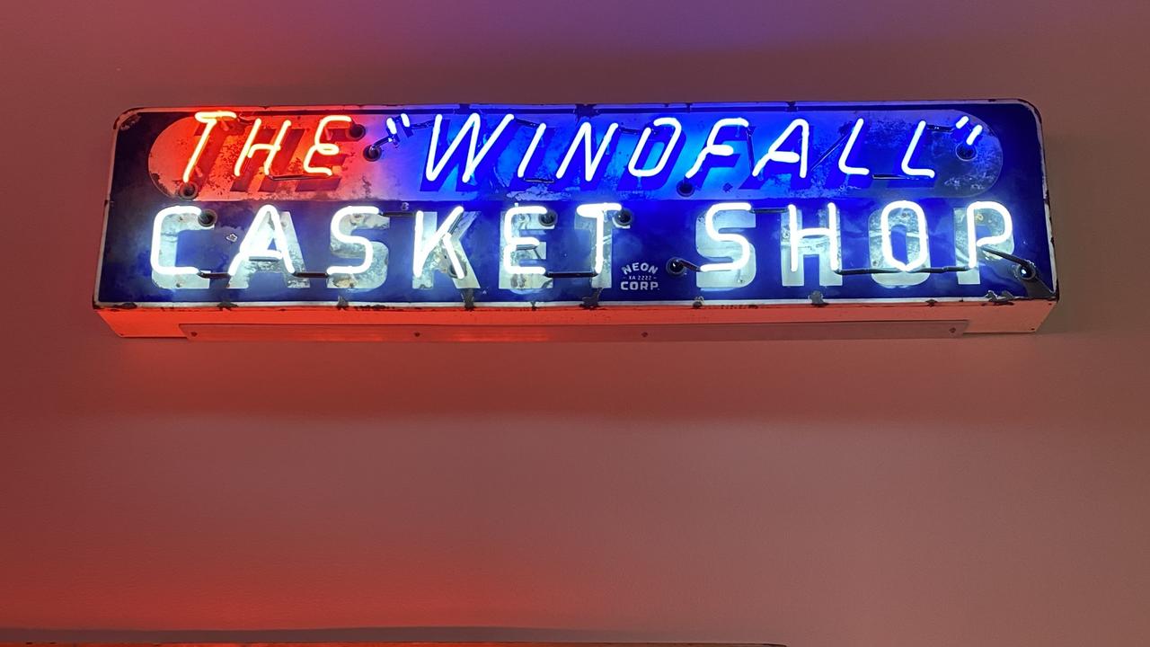 This antique neon sign found in regional Qld has stumped experts