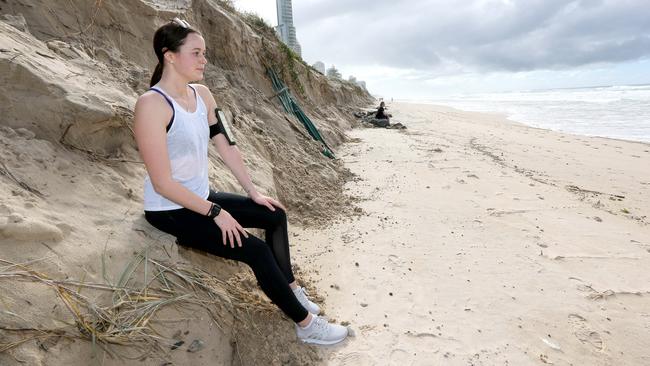 The $1.5m Narrowneck Seawall program will help reduce erosion. Pic Mike Batterham