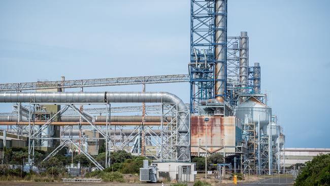 Portland's Alcoa aluminium smelter may be shutting down. Picture: Jake Nowakowski