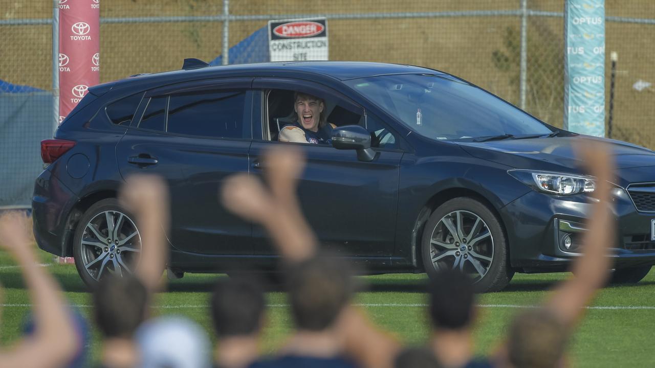 Coach Matthew Nicks says Worrell then found out he was playing his first game while in the car. Picture: Roy VanDerVegt