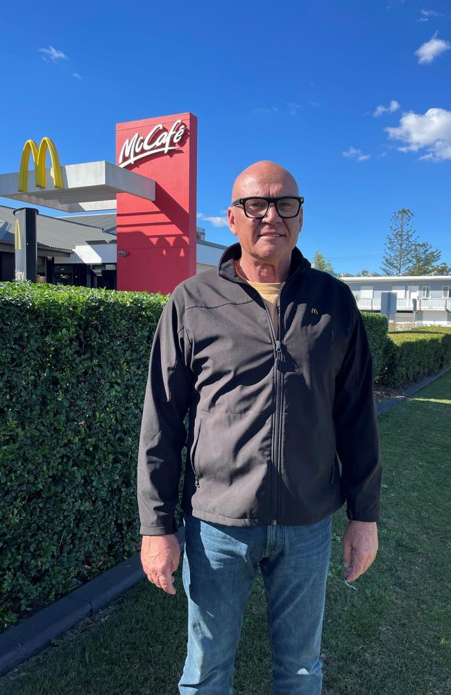 McDonald's franchisee Justin Lemberg at his eighth restaurant at Plainland.