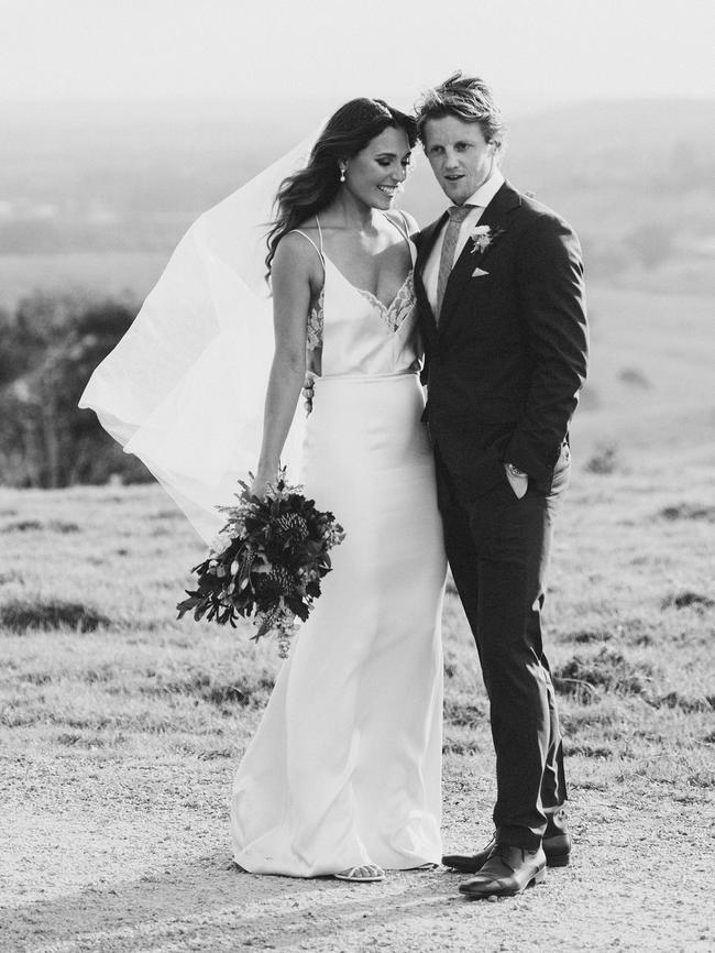 Rory and Belinda Sloane got married in 2016 in Byron Bay Picture: Instagram